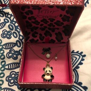 Beaty Johnson Panda Necklace